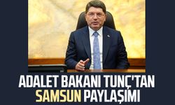 Adalet Bakanı Yılmaz Tunç'tan Samsun paylaşımı