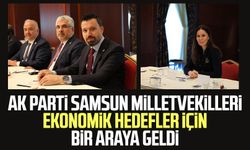 AK Parti Samsun Milletvekilleri Çiğdem Karaaslan ve Ersan Aksu ekonomik hedefler için bir araya geldi