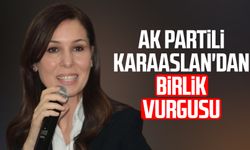 AK Partili Çiğdem Karaaslan'dan birlik vurgusu