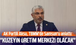 AK Partili Ersan Aksu, TBMM'de Samsun'u anlattı: "Kuzeyin üretim merkezi olacak"