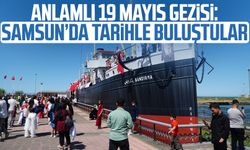 Anlamlı 19 Mayıs gezisi: Samsun’da tarihle buluştular