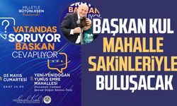 Başkan Şenol Kul mahalle sakinleriyle buluşacak