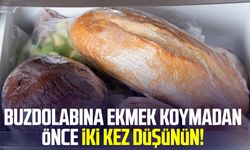 Buzdolabına ekmek koymadan önce iki kez düşünün!