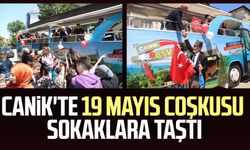 Canik'te 19 Mayıs coşkusu sokaklara taştı