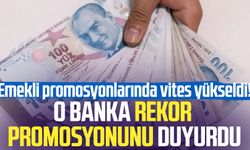 Emekli promosyonlarında vites yükseldi! O banka rekor promosyonunu duyurdu