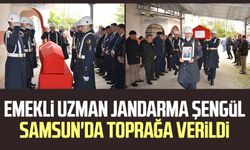 Emekli Uzman Jandarma Çavuş İsmet Şengül Samsun'da toprağa verildi