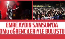 Emre Aydın Samsun'da OMÜ öğrencileriyle buluştu
