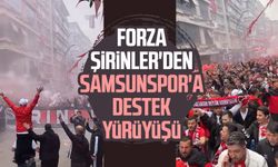 Forza Şirinler'den Samsunspor'a destek yürüyüşü