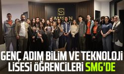 Genç Adım Bilim ve Teknoloji Lisesi öğrencileri SMG'de