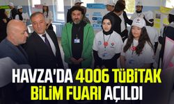 Havza'da 4006 TÜBİTAK Bilim Fuarı açıldı