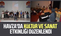 Havza'da kültür ve sanat etkinliği düzenlendi