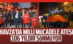 Havza’da Milli Mücadele ateşi 106 yıldır sönmüyor