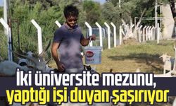 2 üniversite mezunu Çağlar Öztürkler’in keçi çobanlığı serüveni