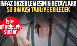 İnfaz düzenlemesinin detayları! 50 bin kişi tahliye edilecek, işte af gelecek suçlar