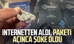 İnternetten aldı, paketi açınca şoke oldu