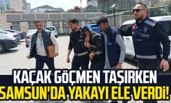 Kaçak göçmen taşırken Samsun'da yakayı ele verdi! Tutuklandı
