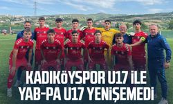 Kadıköyspor U17 ile Yab-Pa U17 yenişemedi