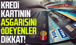 Kredi kartının asgarisini ödeyenler dikkat!