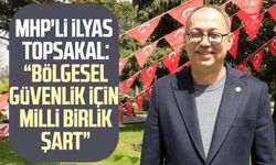MHP'li İlyas Topsakal: "Bölgesel güvenlik için milli birlik şart"