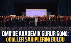OMÜ'de akademik gurur günü: Ödüller sahiplerini buldu