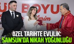Özel tarihte evlilik: Samsun’da nikah yoğunluğu