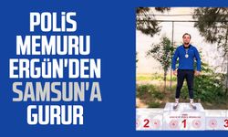 Polis memuru Uğur Ergün'den Samsun'a gurur
