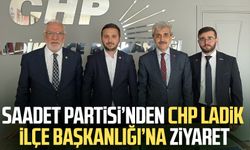 Saadet Partisi’nden CHP Ladik İlçe Başkanlığı’na ziyaret
