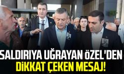 Saldırıya uğrayan Özgür Özel'den dikkat çeken mesaj!