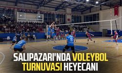 Salıpazarı'nda voleybol turnuvası heyecanı