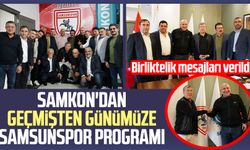 SAMKON'dan geçmişten günümüze Samsunspor programı: Birliktelik mesajları verildi