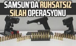 Samsun Atakum’da ruhsatsız silah operasyonu