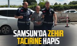 Samsun Bafra'da zehir tacirine hapis