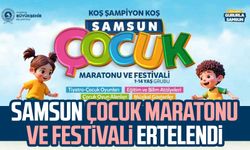 Samsun Çocuk Maratonu ve Festivali ertelendi