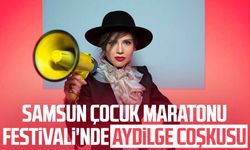 Samsun Çocuk Maratonu Festivali'nde Aydilge coşkusu