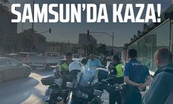 Samsun Cumhuriyet Meydanı'nda kaza