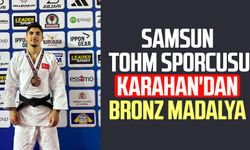 Samsun TOHM sporcusu Emirhan Karahan'dan bronz madalya