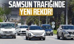 Samsun trafiğinde yeni rekor!