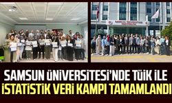 Samsun Üniversitesi’nde TÜİK ile İstatistik Veri Kampı tamamlandı