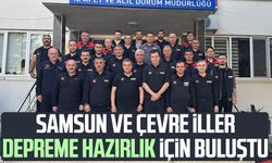 Samsun ve çevre iller depreme hazırlık için buluştu