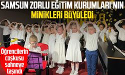 Samsun Zorlu Eğitim Kurumları'nın minikleri büyüledi