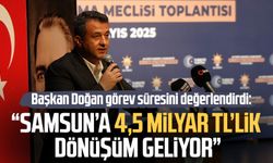 Başkan Halit Doğan görev süresini değerlendirdi: “Samsun’a 4,5 milyar TL’lik dönüşüm geliyor”