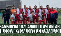Samsun'da 1071 Anadolu Aslanları, ilk devreyi galibiyetle tamamladı