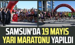 Samsun'da 19 Mayıs Yarı Maratonu yapıldı