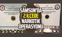Samsun'da 2 ilçede narkotik operasyonu