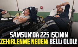Samsun'da 225 işçinin zehirlenme nedeni belli oldu!