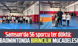 Samsun'da 56 sporcu ter döktü: Badmintonda birincilik mücadelesi