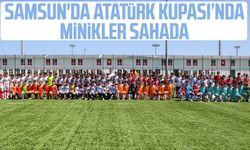 Samsun'da Atatürk Kupası’nda minikler sahada