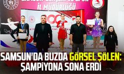 Samsun'da buzda görsel şölen: Şampiyona sona erdi
