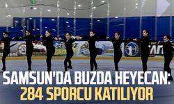 Samsun'da buzda heyecan: 284 sporcu katılıyor