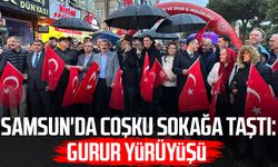 Samsun'da coşku sokağa taştı: Gurur yürüyüşü